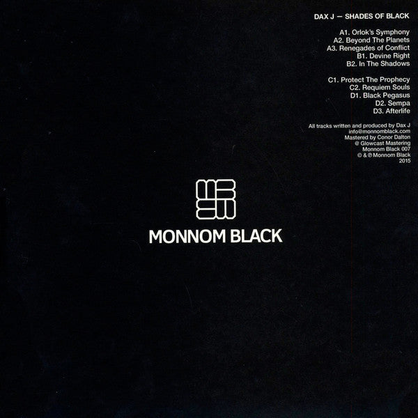 Dax J : Shades Of Black (2x12", Album)