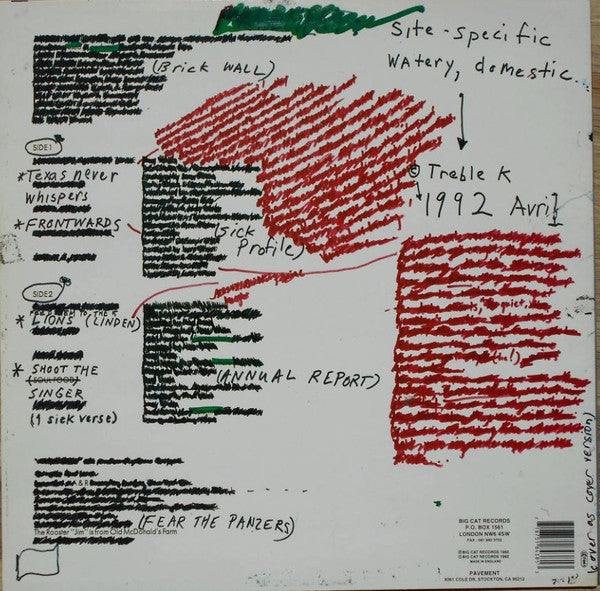 Pavement : Watery, Domestic (12", EP)