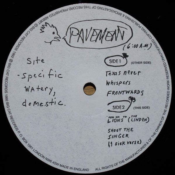 Pavement : Watery, Domestic (12", EP)