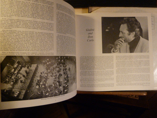 Giuseppe Verdi &#39; Placido Domingo &#39; Montserrat Caballé &#39; Ruggero Raimondi &#39; Shirley Verrett &#39; Sherrill Milnes &#39; Giovanni Foiani &#39; Simon Estes - The Ambrosian Opera Chorus &amp; Orchestra Of The Royal Opera House, Covent Garden : Carlo Maria Giulini : Don Carlo (4xLP, RP + Box)