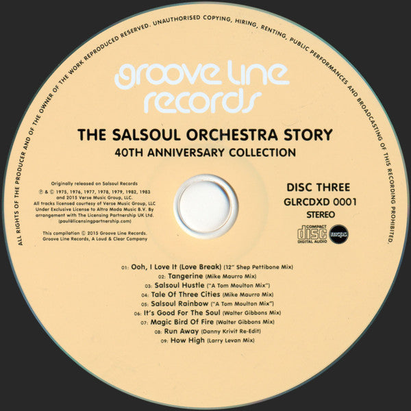 The Salsoul Orchestra : The Salsoul Orchestra Story (40th Anniversary Collection) (3xCD, Comp, RM)