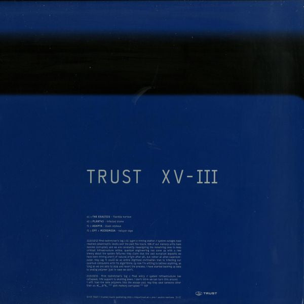Various : Trust XV-III (12&quot;, EP, Ltd, Yel)