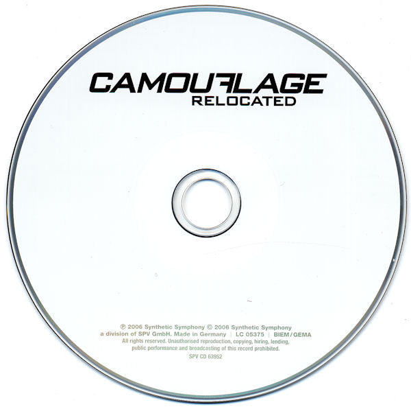 Camouflage : Relocated (CD, Album, Dig)