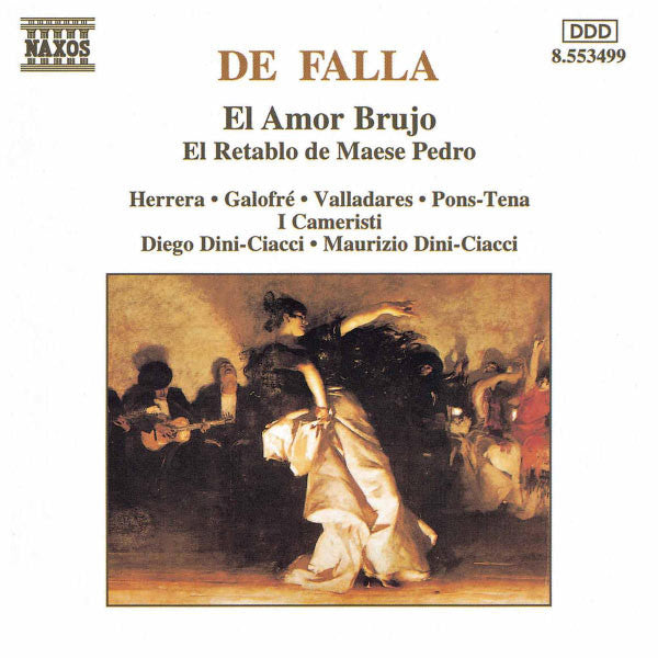 De Falla*, I Cameristi : El Amor Brujo - El Retablo De Maese Pedro (CD, Album)