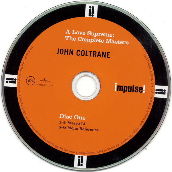 John Coltrane : A Love Supreme: The Complete Masters (3xCD, Album, RE, Sup)