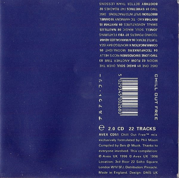 Phil Mison : Chill Out Free (2xCD, Comp, Mixed)