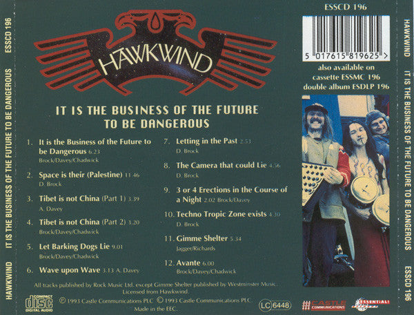 Hawkwind : It Is The Business Of The Future To Be Dangerous (CD, Album)