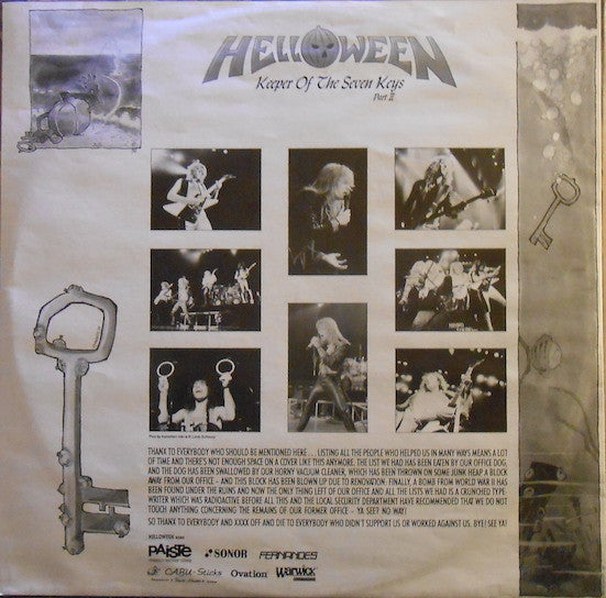 Helloween : Keeper Of The Seven Keys - Part II (LP, Album, RP, Gat)