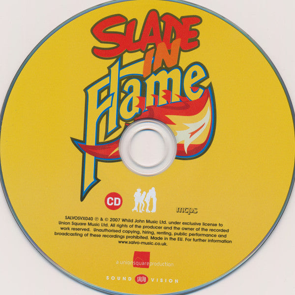 Slade : Slade In Flame (CD, Album, RE, RM + DVD-V, RE, PAL)