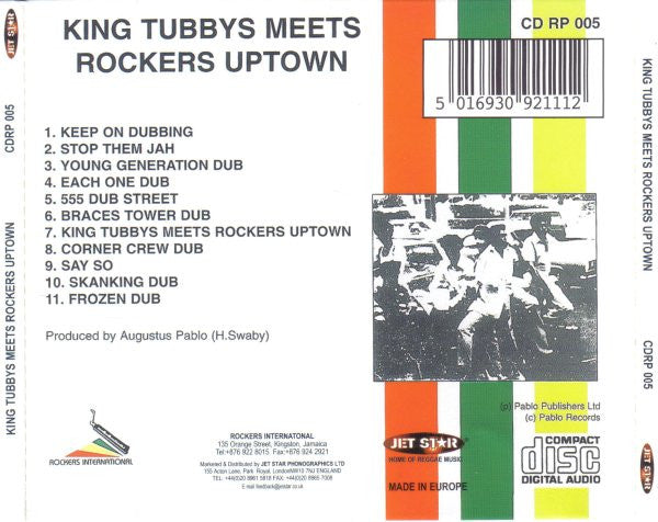 Augustus Pablo : King Tubbys Meets Rockers Uptown (CD, Album, RE)