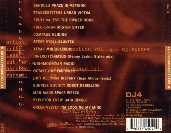DJ Pierre (3) : DJ Connection Vol. 4 - DJ Pierre (CD, Comp, Mixed)