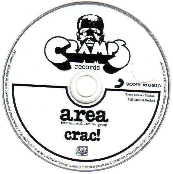 Area (6) : Crac! (CD, Album, RE)