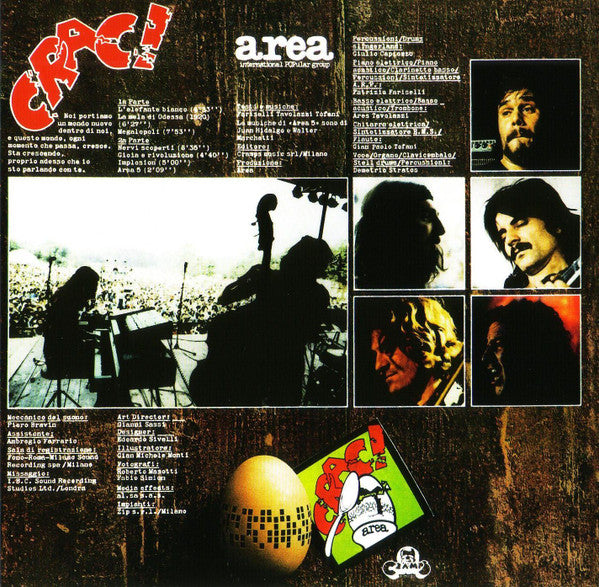 Area (6) : Crac! (CD, Album, RE)