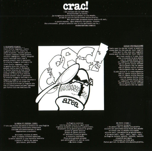 Area (6) : Crac! (CD, Album, RE)