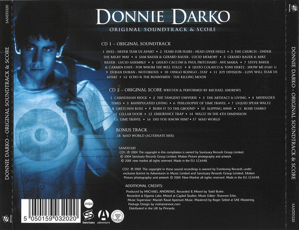 Various / Michael Andrews : Donnie Darko (Original Soundtrack &amp; Score) (CD, Comp + CD, Album)