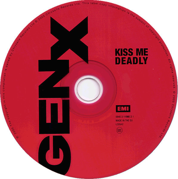 Gen X* : Kiss Me Deadly (CD, Album, RE)