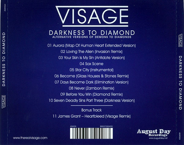 Visage : Darkness To Diamond (CD, Album)