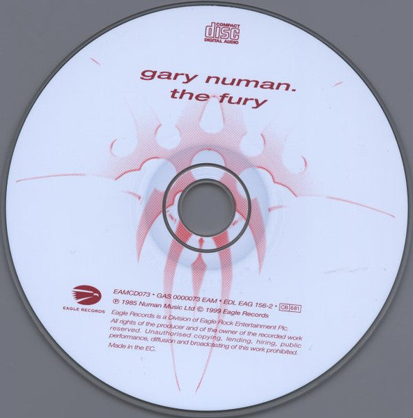 Gary Numan : The Fury (CD, Album, Ltd, RE, RM)