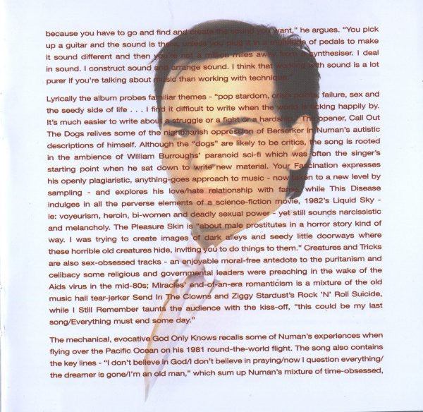 Gary Numan : The Fury (CD, Album, Ltd, RE, RM)