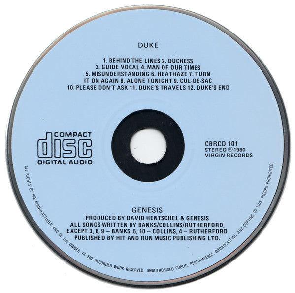 Genesis : Duke (CD, Album, RE, Pol)