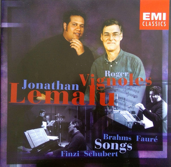 Jonathan Lemalu, Roger Vignoles : Songs (Brahms, Fauré, Finzi, Schubert) (CD)