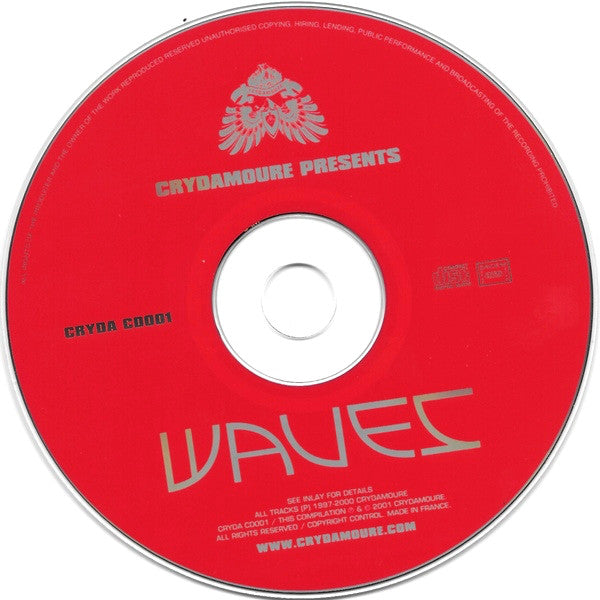 Various : Crydamoure Presents Waves (CD, Comp, Mixed)