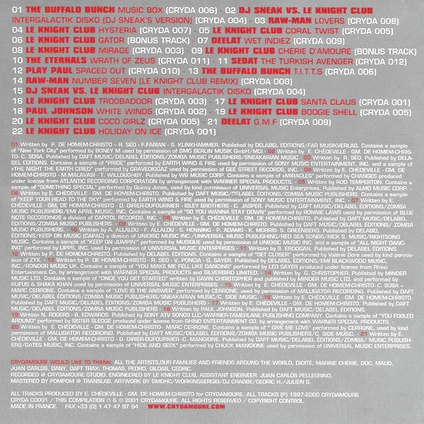 Various : Crydamoure Presents Waves (CD, Comp, Mixed)