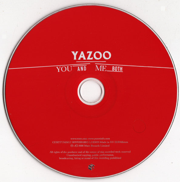 Yazoo : You And Me Both (CD, Album, RE, RM)