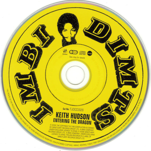 Keith Hudson : Entering The Dragon (CD, Album, RE)