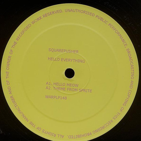 Squarepusher : Hello Everything (3x12", Album + CD, Mini + S/Edition)