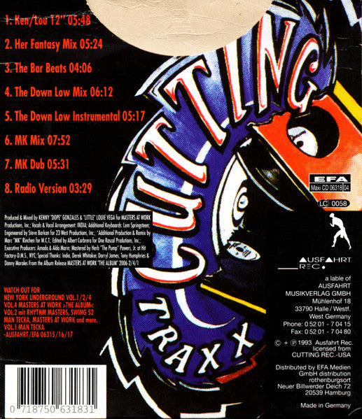 Masters At Work Featuring India : I Can't Get No Sleep (New York Underground Vol. 3) (CD, Maxi)