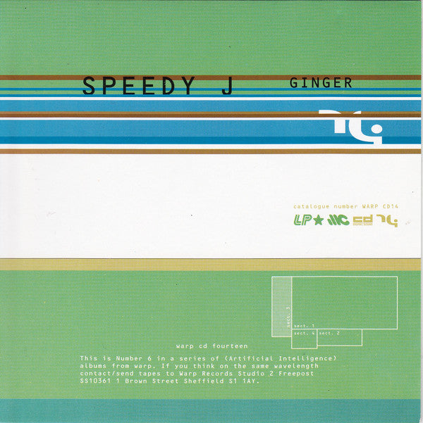Speedy J : Ginger (CD, Album)