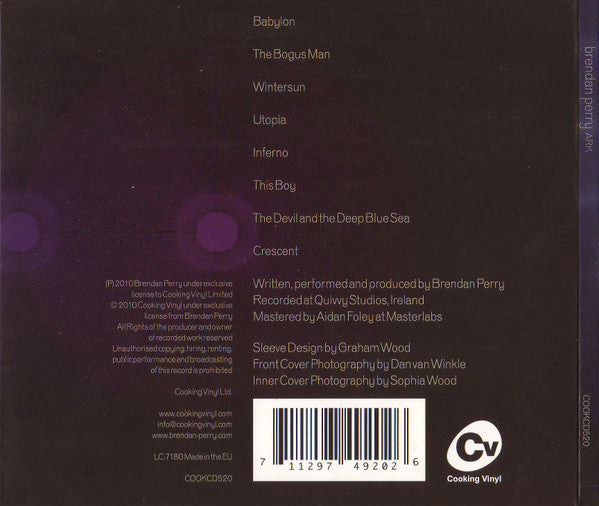 Brendan Perry : Ark (CD, Album, Dig)