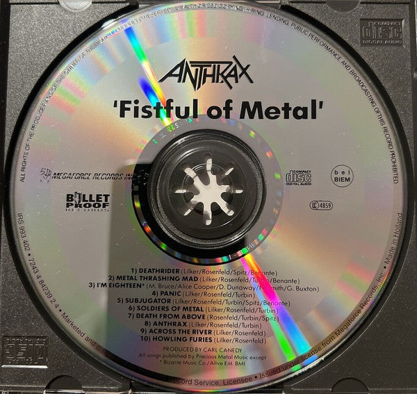 Anthrax : Fistful Of Metal  (CD, Album)