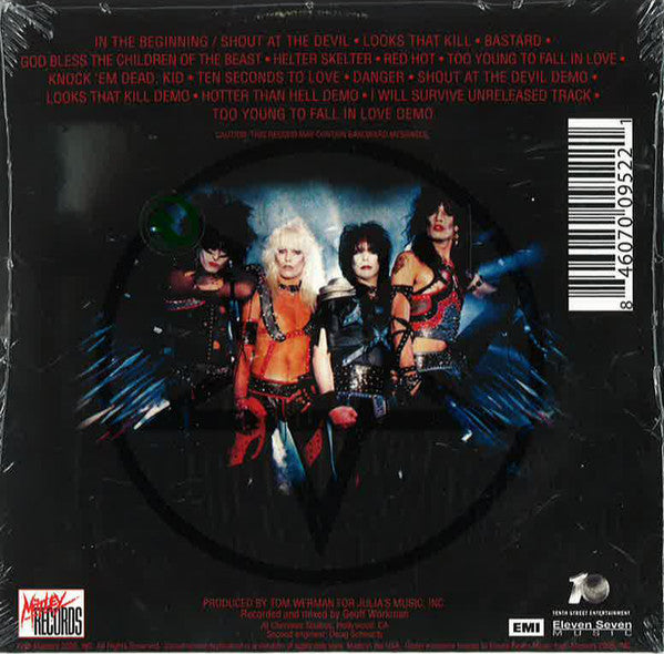 Mötley Crüe : Shout At The Devil (CD, Album, Ltd, RE, RM, Min)