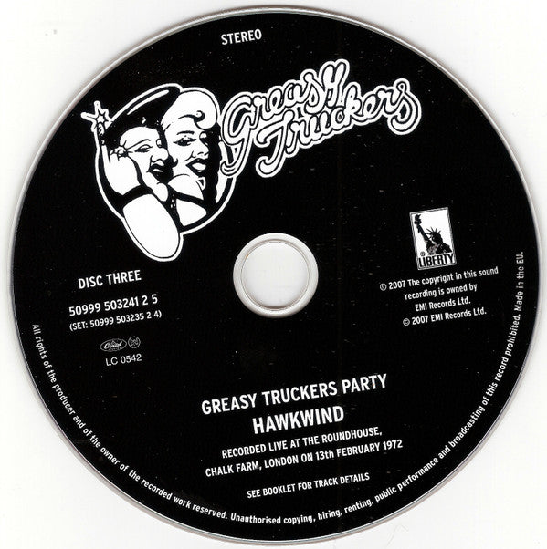 Various : Greasy Truckers Party (3xCD, Album, RE, RM, Rem)
