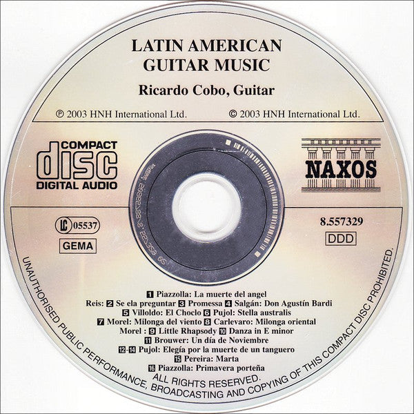 Astor Piazzolla • Leo Brouwer • Máximo Pujol* - Ricardo Cobo : Latin American Guitar Music (CD, Album)