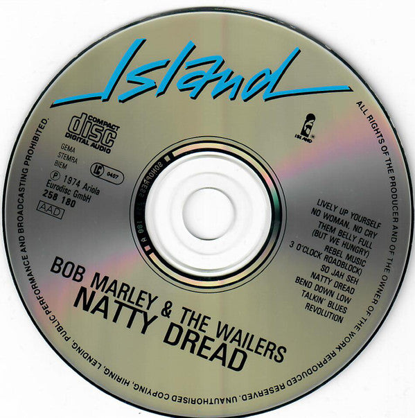 Bob Marley &amp; The Wailers : Natty Dread (CD, Album, RE)