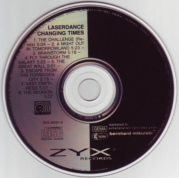 Laserdance : Changing Times (CD, Album, Bla)