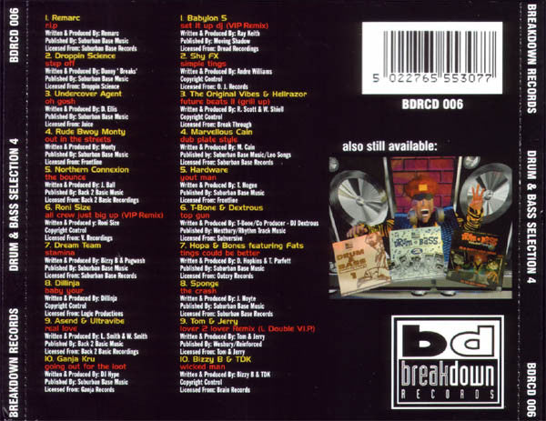 Various : Drum &amp; Bass Selection 4 (Reload - Part 4 - Running It Red) (2xCD, Comp)