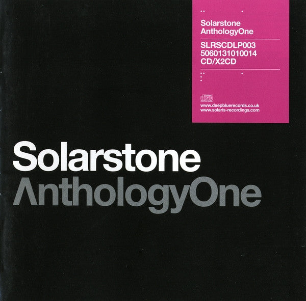 Solarstone : AnthologyOne (CD, Album + CD, Mixed)