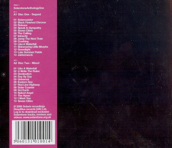 Solarstone : AnthologyOne (CD, Album + CD, Mixed)