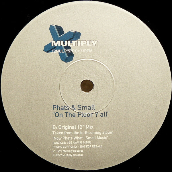Phats &amp; Small : Tonight (12&quot;, Promo)