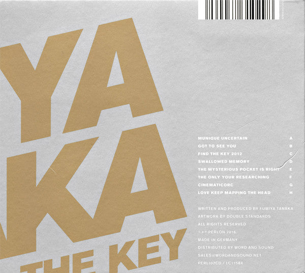 Fumiya Tanaka : You Find The Key (CD, Album)