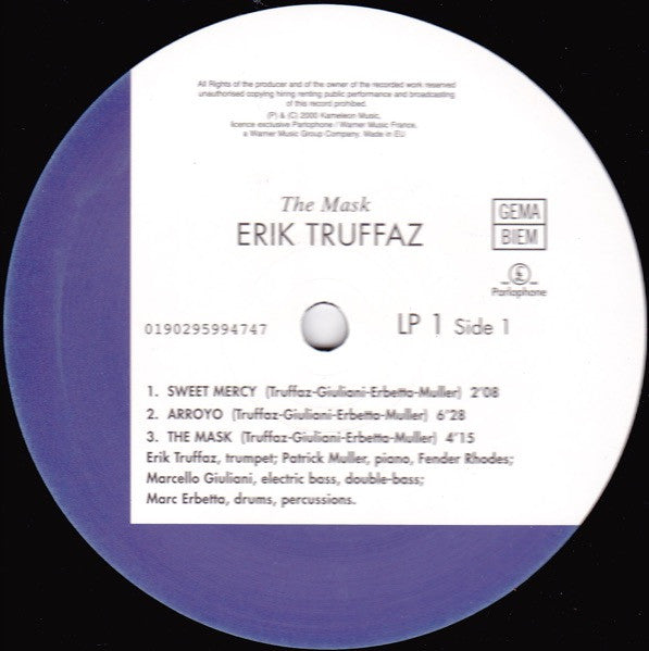 Erik Truffaz With Patrick Muller / Marcello Giuliani / Marc Erbetta : The Mask (2xLP, Album, RE, 180)