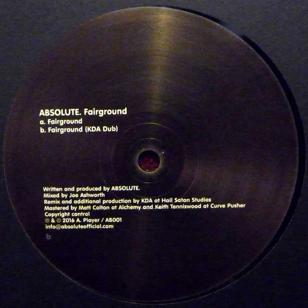 ABSOLUTE. : Fairground (12&quot;)