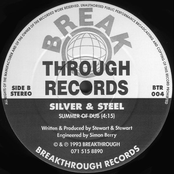 Silver &amp; Steel : General Roland&#39;s Last Stand / Summer Of Dub (12&quot;)
