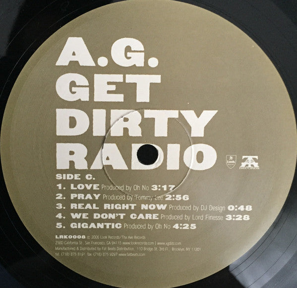A.G.* : Get Dirty Radio (2xLP, Album)