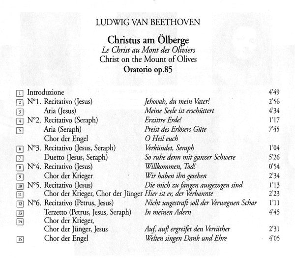 Beethoven* - Plácido Domingo*, Luba Orgonasova, Rundfunkchor Berlin, Deutsches Symphonie-Orchester Berlin, Kent Nagano : Christus am Ölberge (SACD, Hybrid, Multichannel, Album)