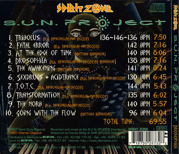 S.U.N. Project : Drosophila (CD, Album)